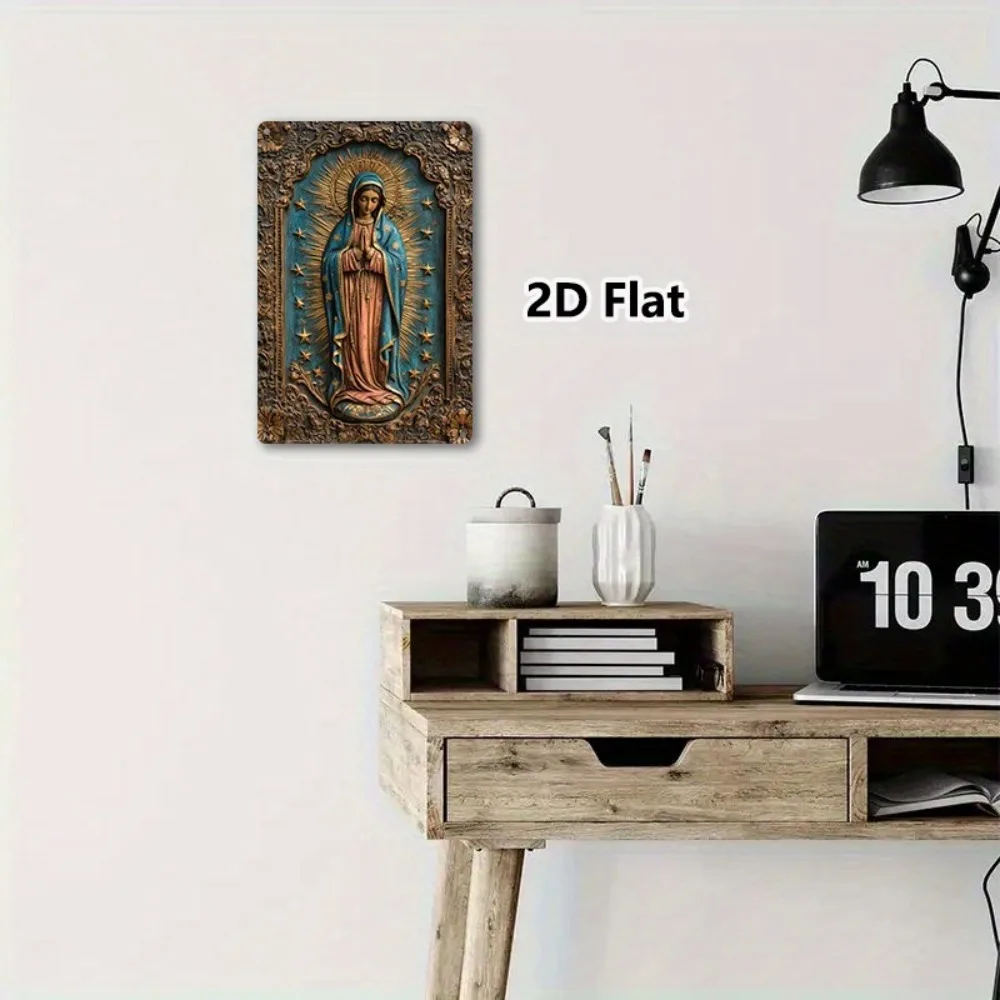 Vintage Guadalupe Metal Sign 4