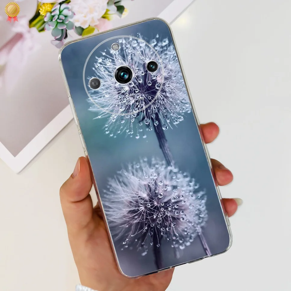 Clear Cute Cartoon Cat Soft Silicone TPU Back Cover