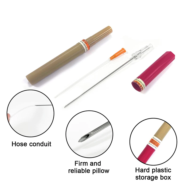 Rescue Pneumothorax Needle Trauma Medical Ifak Chest Cathether Needlecatheter Needle Decompression Edc First Aid Kit