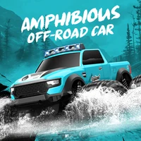 JJRC C8816 Amphibious Stunt Remote Control Car 4WD Off-Road Climbing Monster Truck with LED Lights Electric Vehicle Children Toy 2