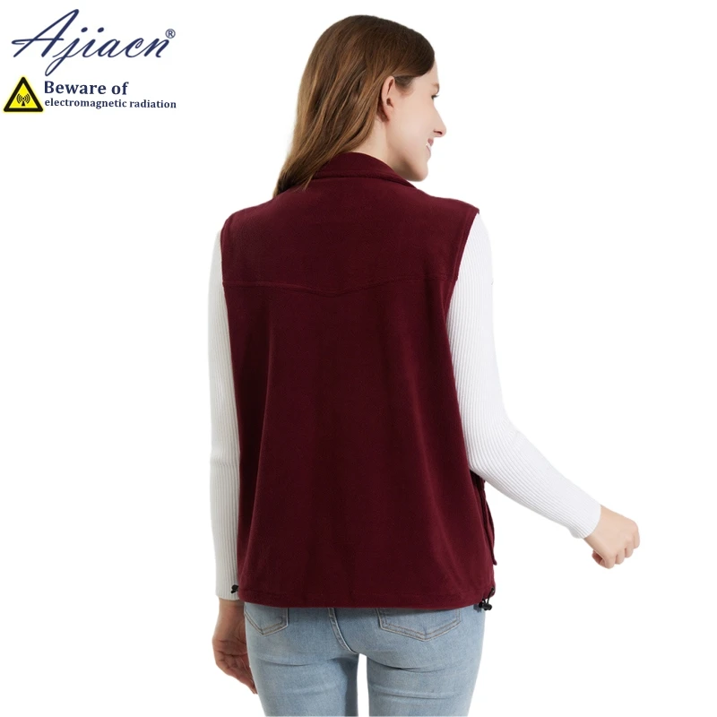 방사선 방지 100% 실버 섬유 니트 안감 조끼, 전자기 방사선 차폐 의류, 가정 및 사무용품