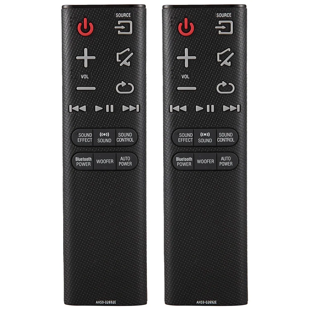 2X Ah59-02692E Telecomando Per Sistema Soundbar Audio Samsung Ah59-02692E Ps-Wj6000 Hw-J355 Hw-J355/Za Hw-J450 Hw-J450