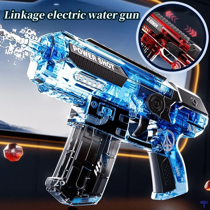 

High-speed Continuous Fully Automatic Electric Water Gun Summer Outdoor Children's Toy Water Spray Adults Kids Toy Water Pistol