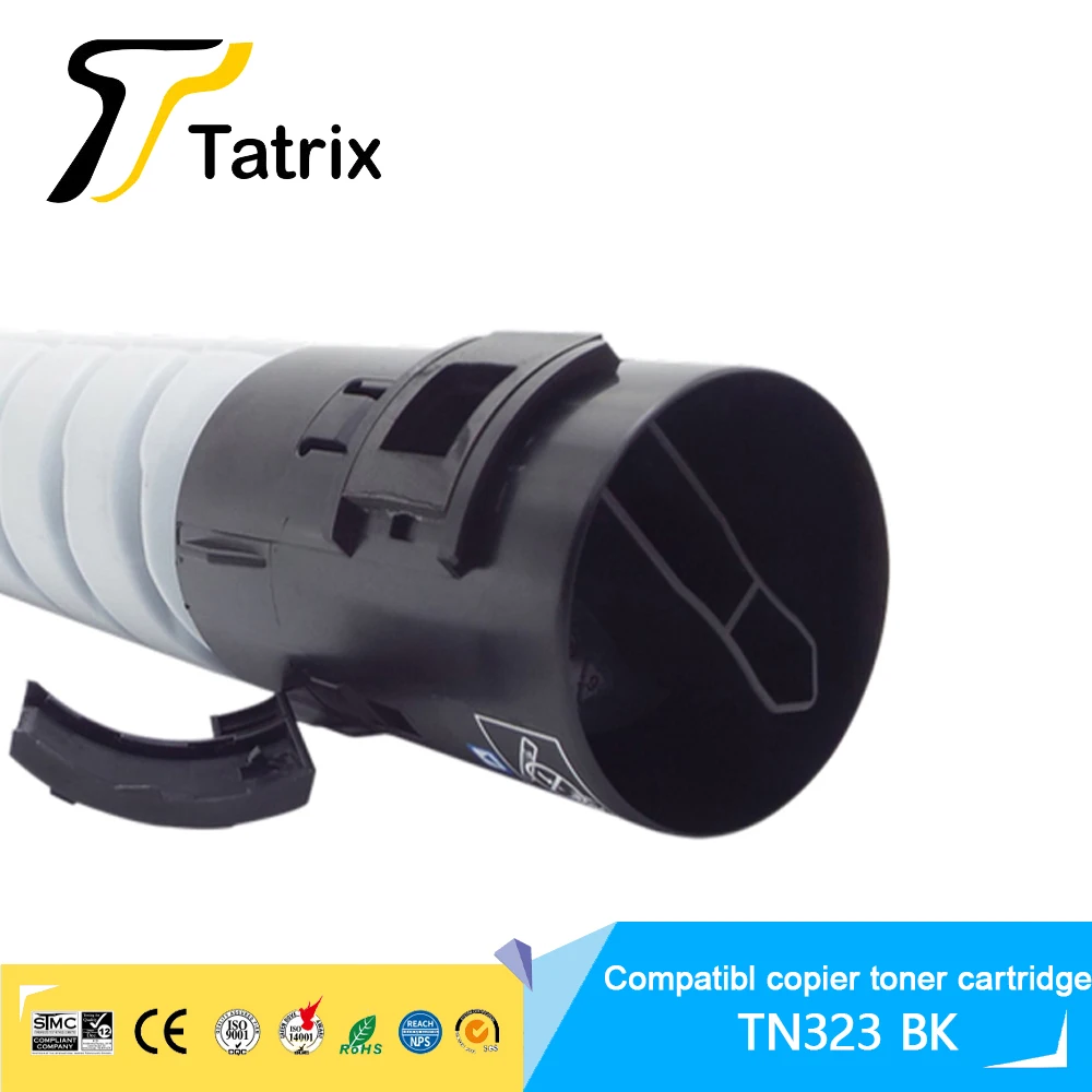 Tatrix Compatível Tn323 Copiadora Toner Cartucho para Compatível Konica Minolta Ad289s Ad369s Bizhub 227 287 367 Impressora - Imagem 4