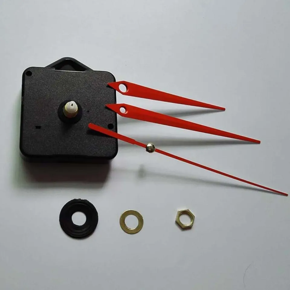 Kit Movimento Orologio Al Quarzo Con Lancette – Meccanismo Fai Da Te – Albero 13 Mm Filetto 6 Mm - 2