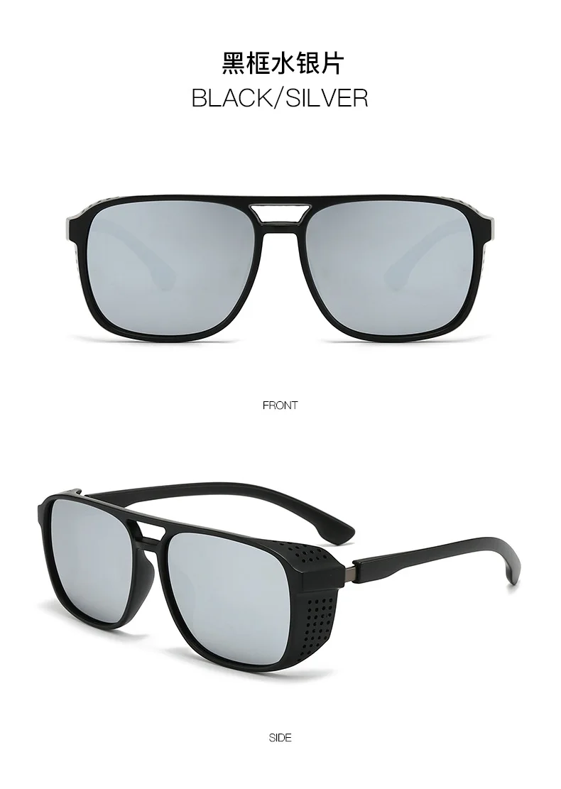 BOYSEEN Polarisierte Sonnenbrille, Doppel-Nasenbrücke, PC-Sonnenbrille, Outdoor-Angeln, Einkaufen, Sportbrille – Detail 10