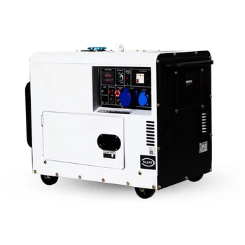 Generador de electricidad de 10 kVA tipo silencioso Generador diésel de 8 kW Interruptor ATS Transferencia automática