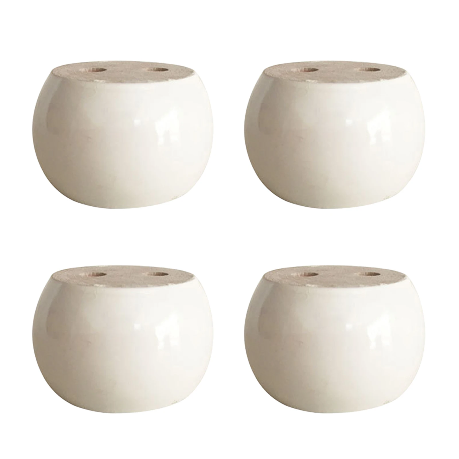 

4pcs Round Sofa Riser Floor Protector Craft Hotel Easy Install Table Leg Home Accessories Non Slip Wooden Furniture Feet Office