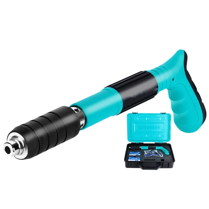 3 Gears Manual Mini Steel Nail Gun Rivet Tool Ceiling Wall Anchor Wire Slotting Device Home Wall