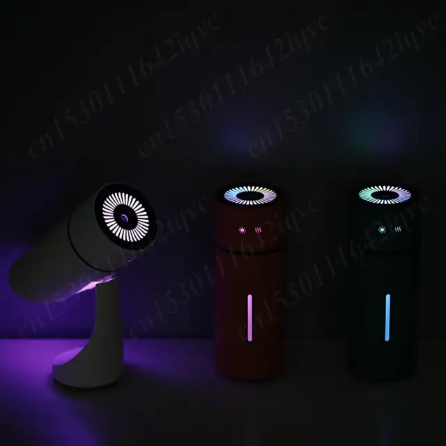Wireless Air Humidifier Mini Rechargeable Aromatherapy Diffuser with Light Adjustable Angle Silent Desktop Cool Mist Humidifier 6