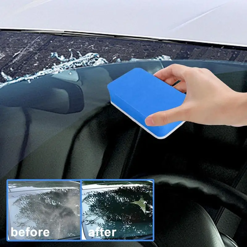 Car Glass Oil Film Cleaner 5pcs Glass Cleaner For Home Cleaning Wipe Board Oil Film Cleaning Removal Wipes For