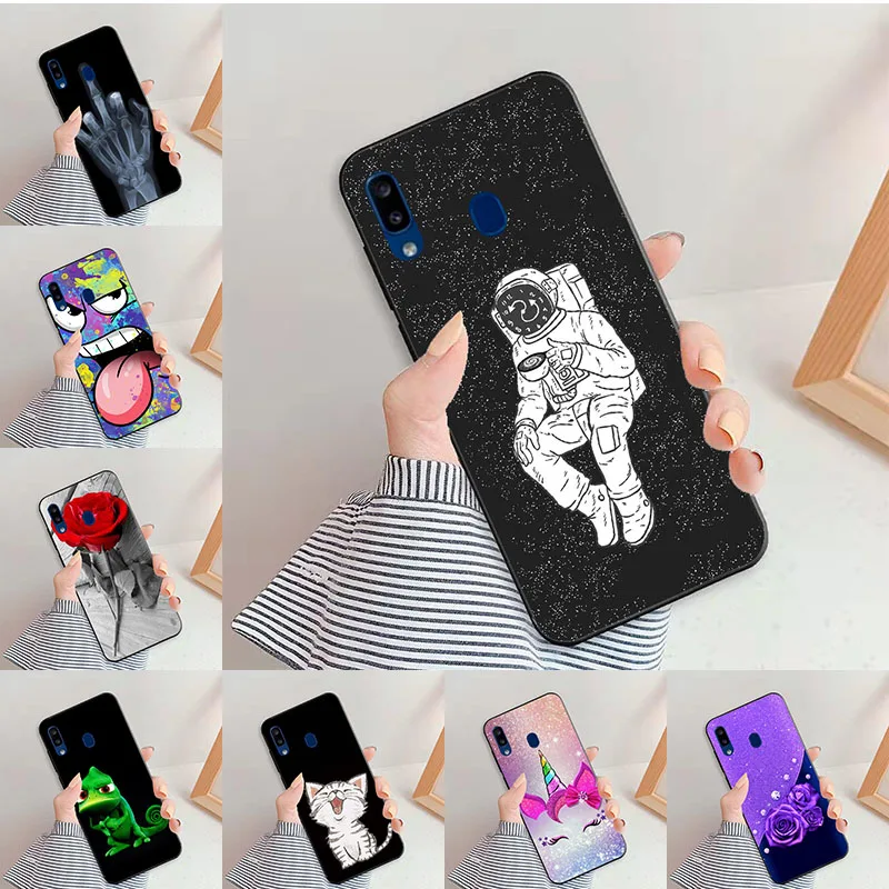 Per Samsung Galaxy M30 M 30 M305F M305 Galaxy A40S 6.38 "Custodie In Silicone 3D Cover Posteriore Custodie Per Samsung M30 Bumper Coque