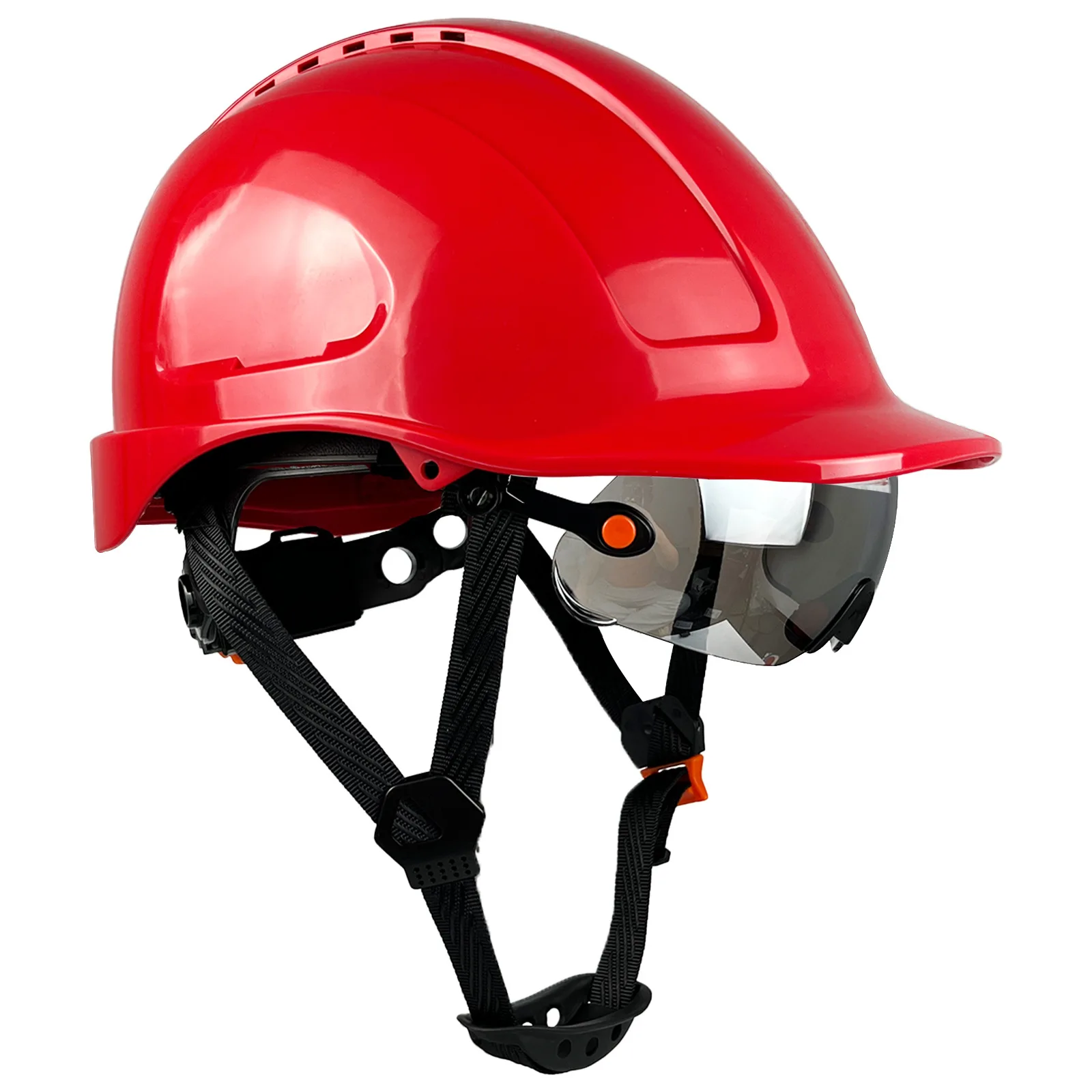 Red sunglasses.