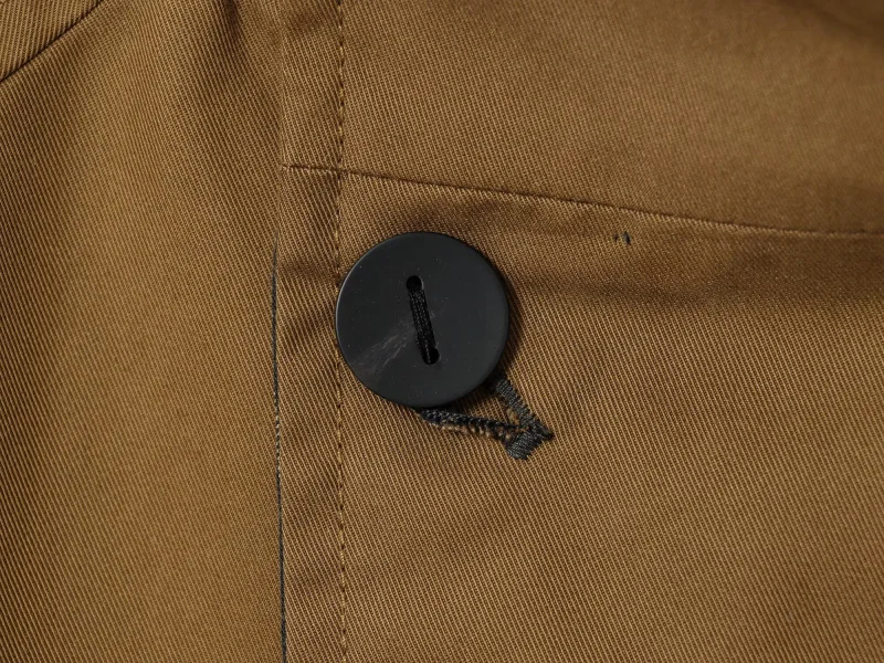 ETJ 2025 Herbst Winter neue Damenmode lose Version von Stehkragen kurzen doppelseitigen Trenchcoat Freizeitmantel – Detail 14