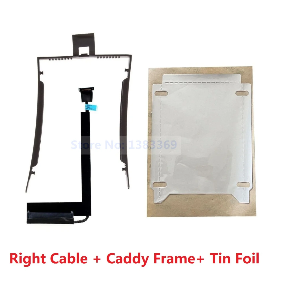 Фото 2,5 дюйма SSD HDD жесткий диск левый правый Кабельный разъем Caddy Tray M.2 Корпус кронштейн для ноутбука Lenovo ThinkPad P50 P51 DC02C007C10 №3