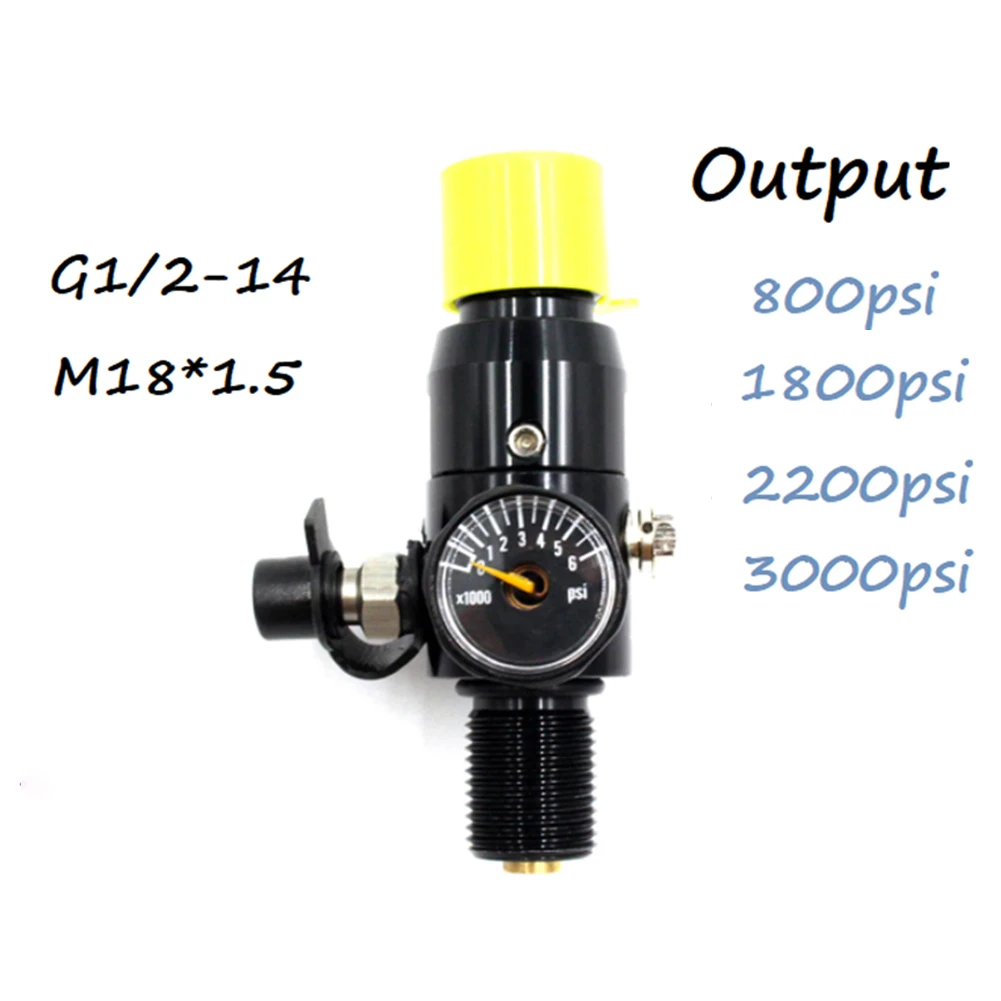Paintball PCP 4500psi Regulator Air Compressors HPA Tank Regulator M18