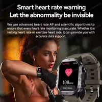 2025 nouvelle montre intelligente hommes pour femmes militaire extérieure GPS piste Sport montres fréquence cardiaque sommeil étanche montre intelligente IOS Android 4