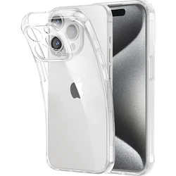 Premium Ultra Thin Transparent Silicone Case - Soft, Luxury Clear Cover for iPhone 12 Pro