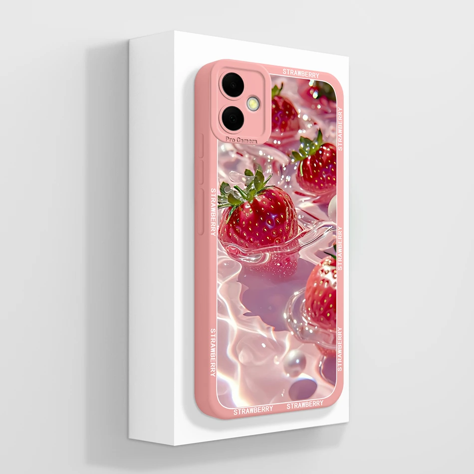 Abstract Design Soft Silicone Bumper Case with Camera Protection