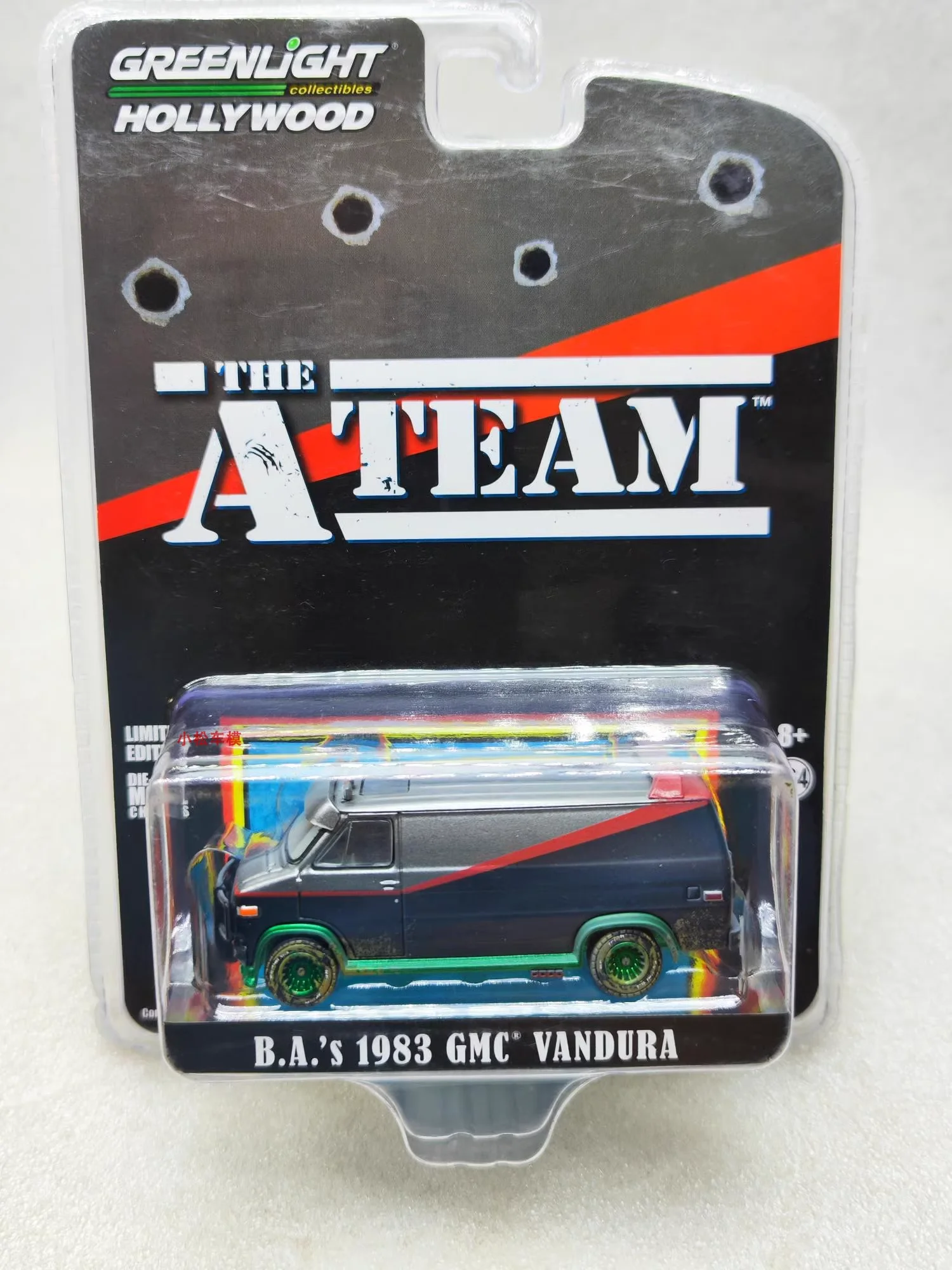 Greenlight-1/64 1983 gmc vandura a-チームの映画コレクション