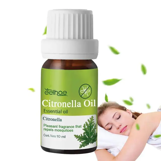 10Ml Szúnyogok Riasztóak Citronella Illóolaj Diffúzor Tiszta Természetes Illóolajok Kivonat Aromaolaj Bőrápolás