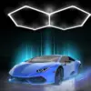 Car Detailing LED Hexagon Light Garage high brightness 6500K Daylight White inkable Plug-in Ceiling Light for Garage Workshop 5