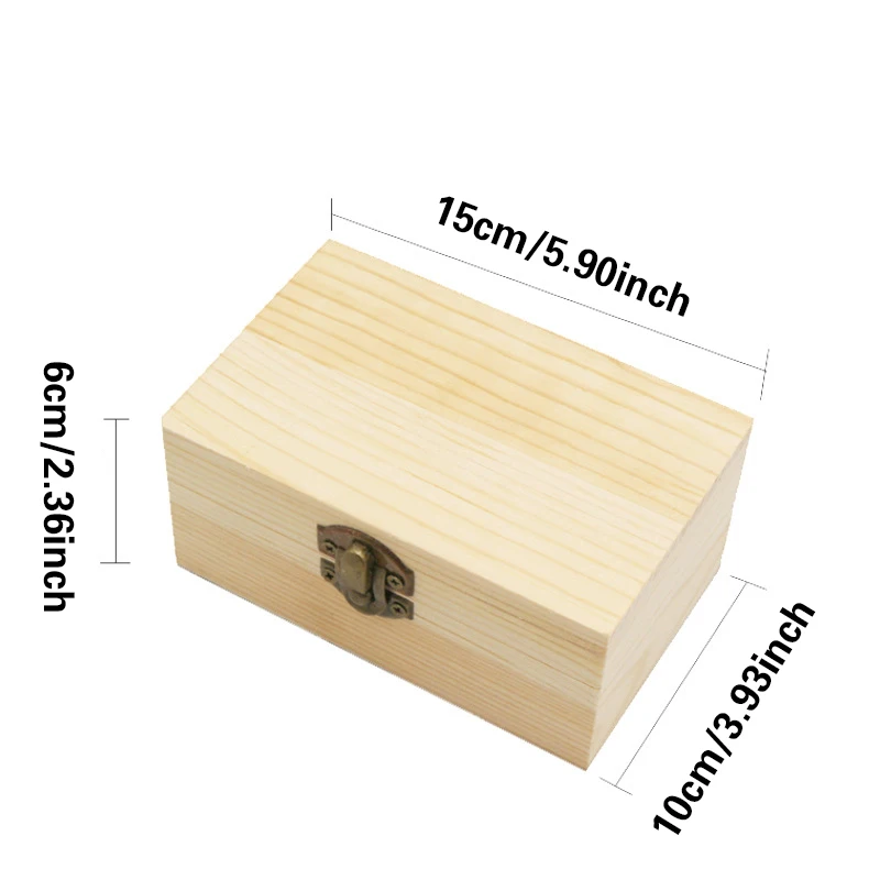 Durable Wood Crafts Storage Case Higher Quality Gifts Packing Jewelry Case Desktop Wooden Storage Box Purple Letter Pattern 2