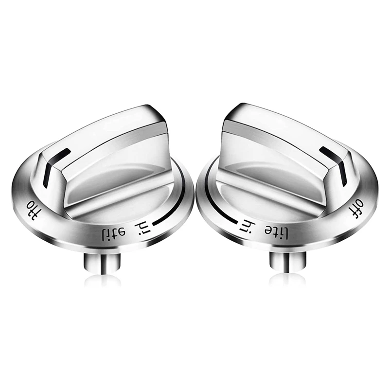2 Pack Burner Knob For Frigidaire Gas Range Knobs Gas Stove Parts Upgrade Control Knob 5304525746