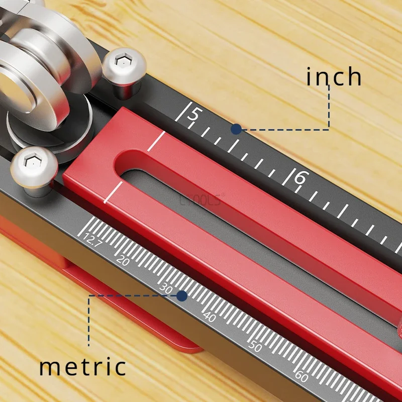 Wall Panel Installation Tools Gecko Gauge Set Aluminum Alloy Adjustable Length 125-203mm Installation Woodworking Hand Tools DIY