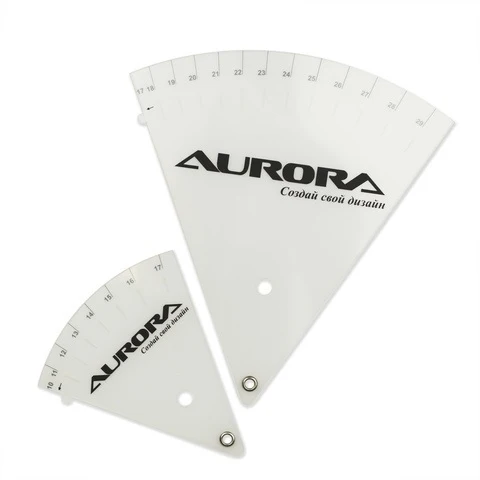 Набор шаблонов для пэчворка Aurora &quotФестоны&quot 2 предмета арт. AU-HC |