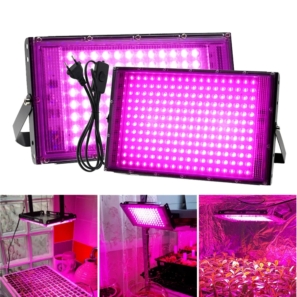 Led Grow Light Full Spectrum Plant Lampada Idroponica 220V Led Plant Light Phytolamps Light Serra Seeds Flower Grow Lighting