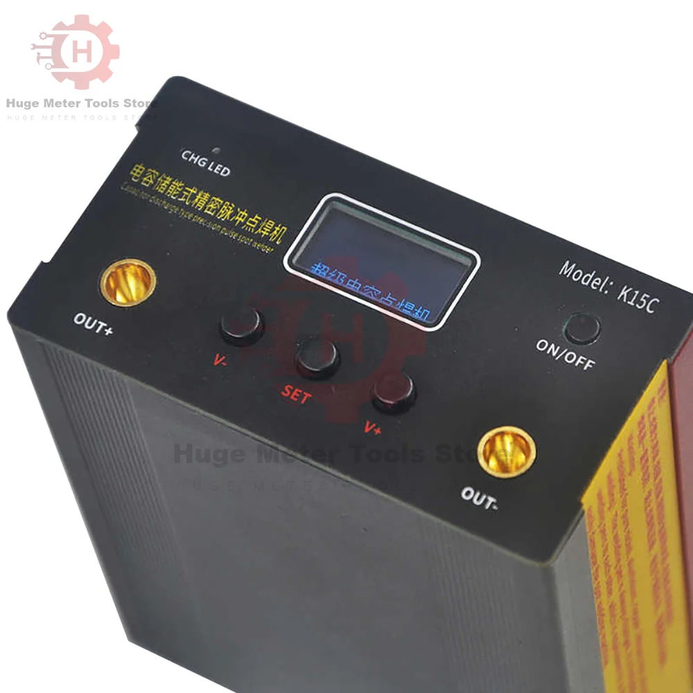 K15 Portable Double Pulse Spot Welding Machine 0.1-0.15mm Nickel Belt 18650 Battery Super Farad Capacitor Spot Welder Tools 4
