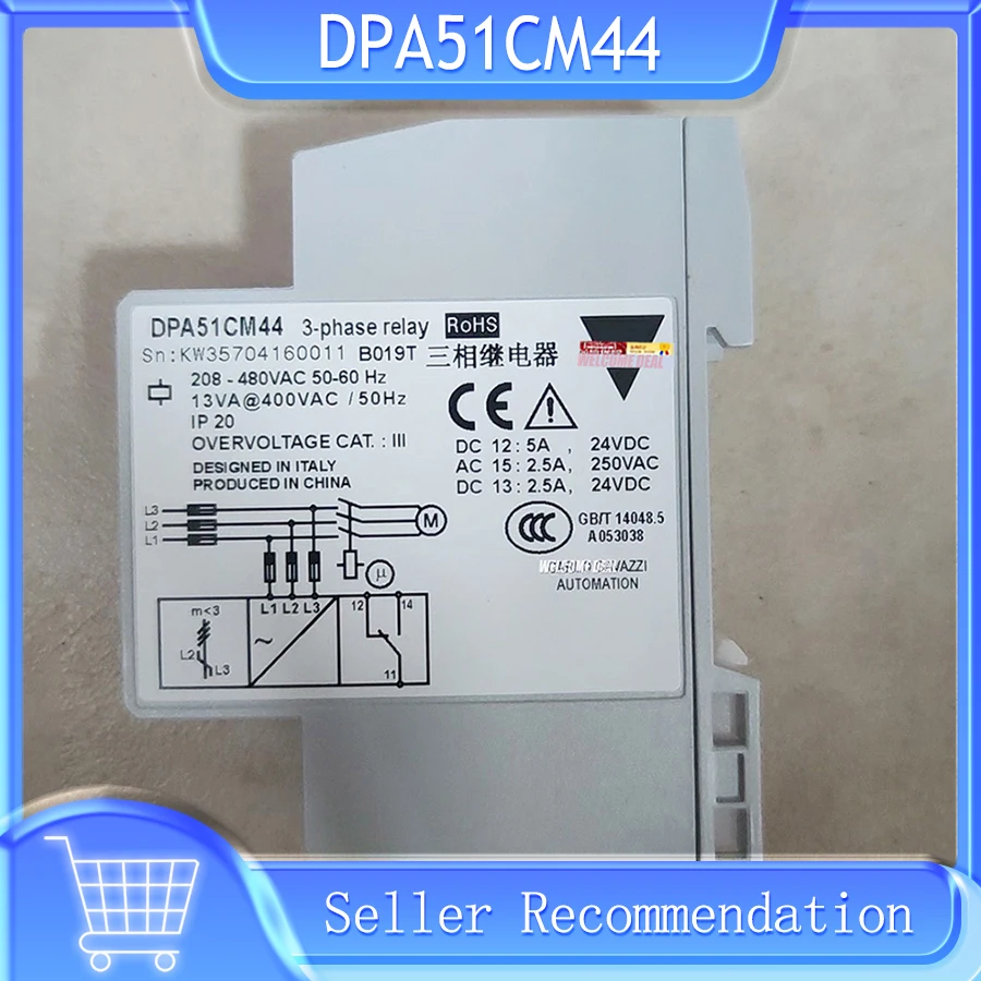 

Fast Sipping DPA51CM44 B019T For Carlo 3-phase Relay