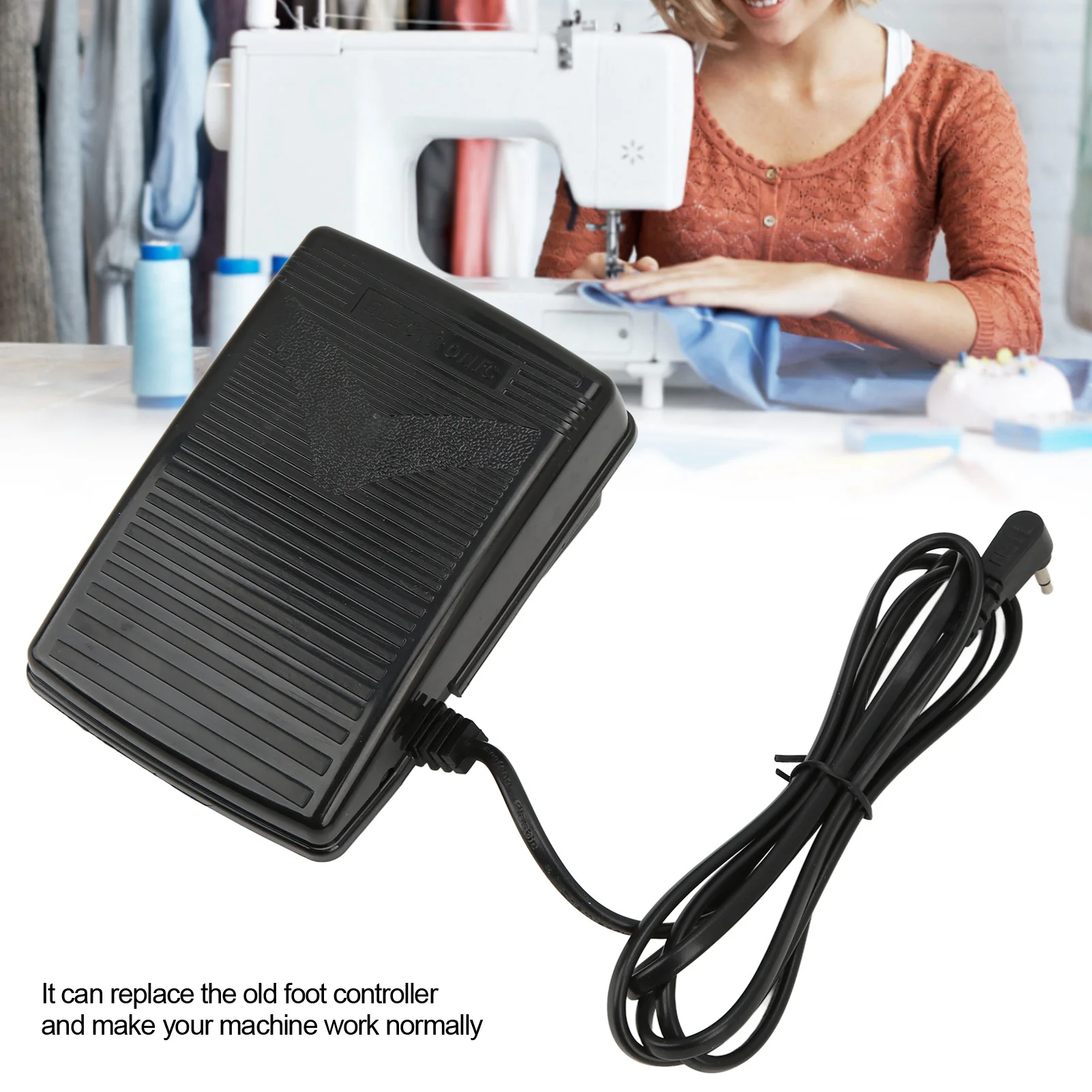 ファールカップ　スエデン製 Sewing Machine Foot Control Pedal Plastic Material Sewing