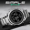SKMEI 1611 Chrono Count Down Alarm Hour For Mens reloj hombre Digital 2 Time Mens Watches Fashion LED Men Digital Wristwatch 4