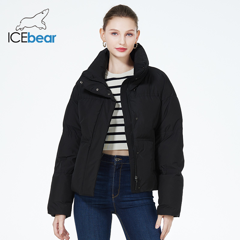 ICEbear 2023 short new winter jacket fashion loose puffer jacket brand women's coat GWD3888I