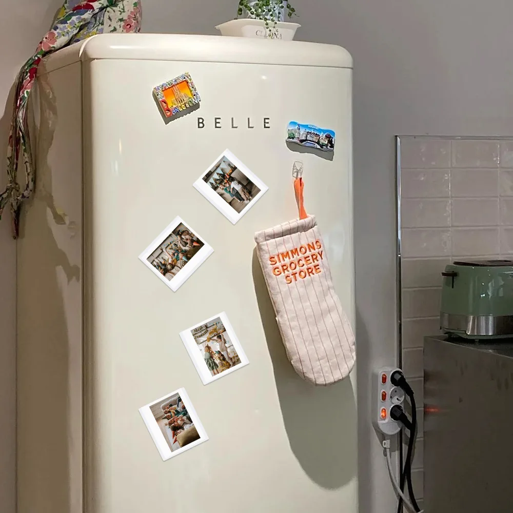 Refrigerator Sticker Magnetic Photo Frame For Fujifilm Wide 300 /210/400 Camera Wide Printer Film 5-Inch Magnetic Photo Frame