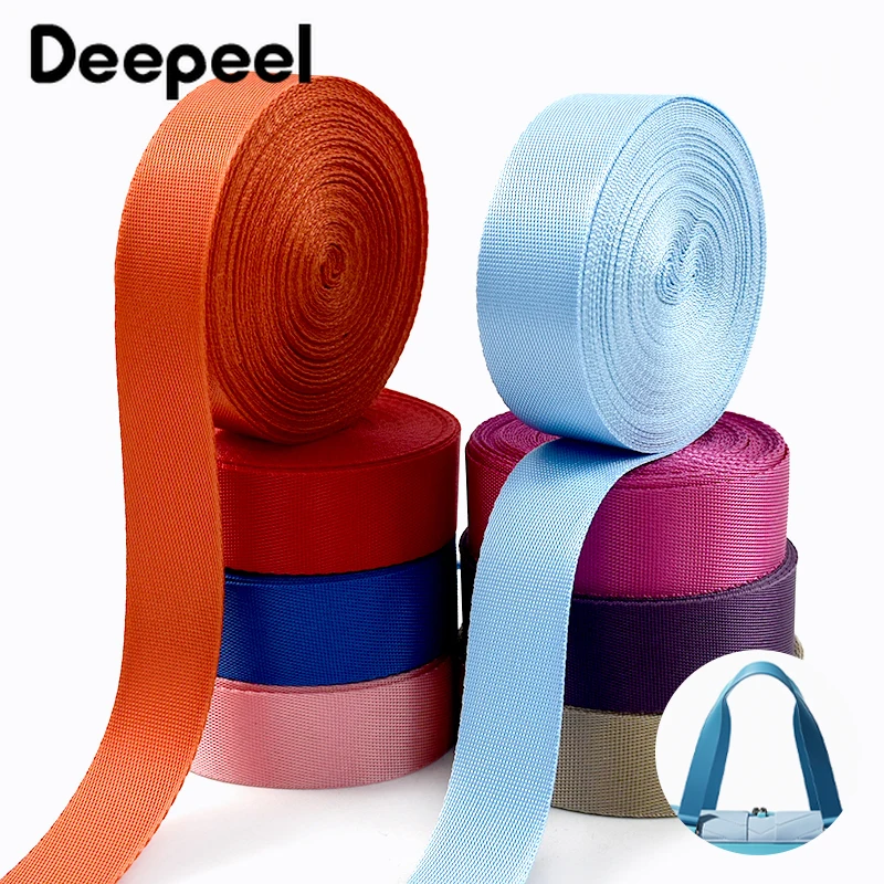 10-Meter Nylon Webbing Strap for Decorative Sewing and Crafting