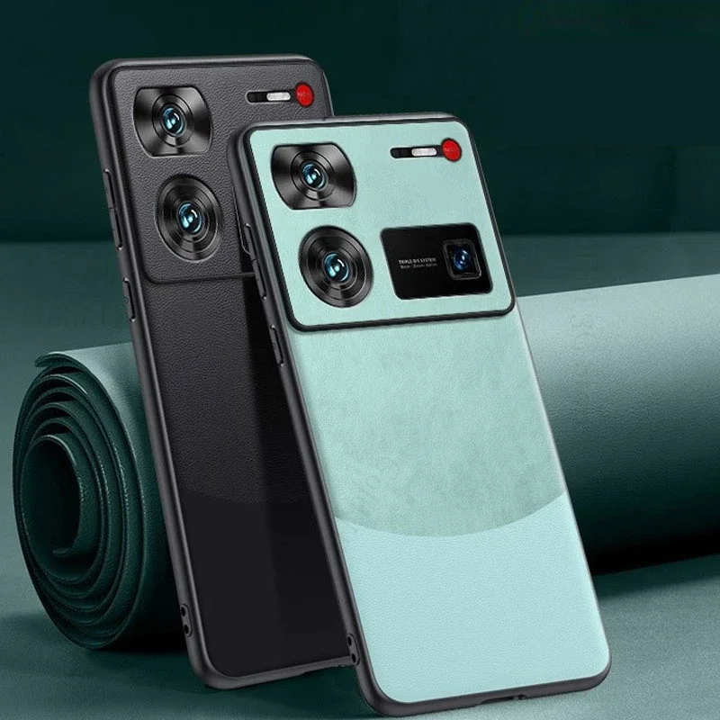 Enhanced Leather Phone Case - Ultra Slim Soft Silicone Protective Back Cover