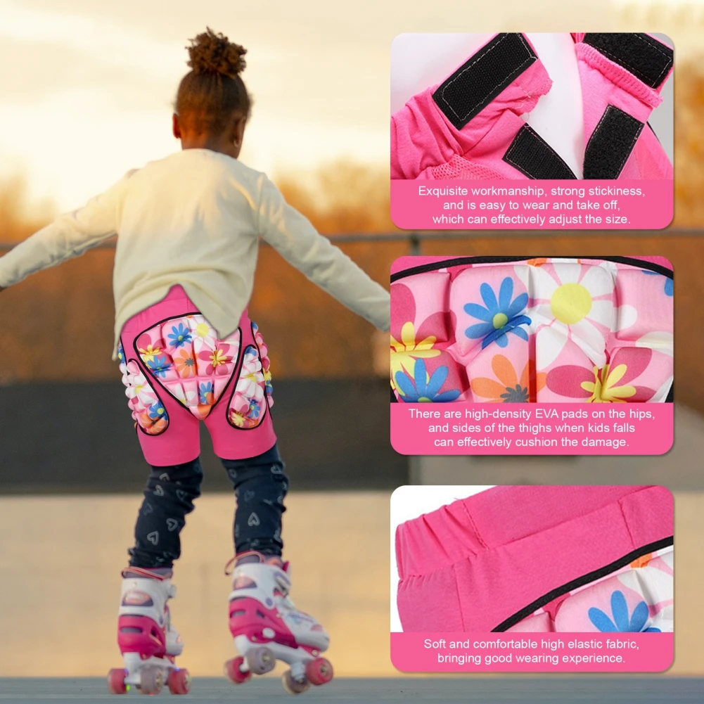 3D Padded Protection Hip EVA Short Pants Outdoor Sports Protection Protective Gear For Kids & Adults Ski Skating Riding Roller