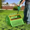 VEVOR Compost Spreader and Peat Moss Spreader 24 in Push/Tow-Behind Roller Lawn Spreader with Height Adjustable T Shaped Handle 5