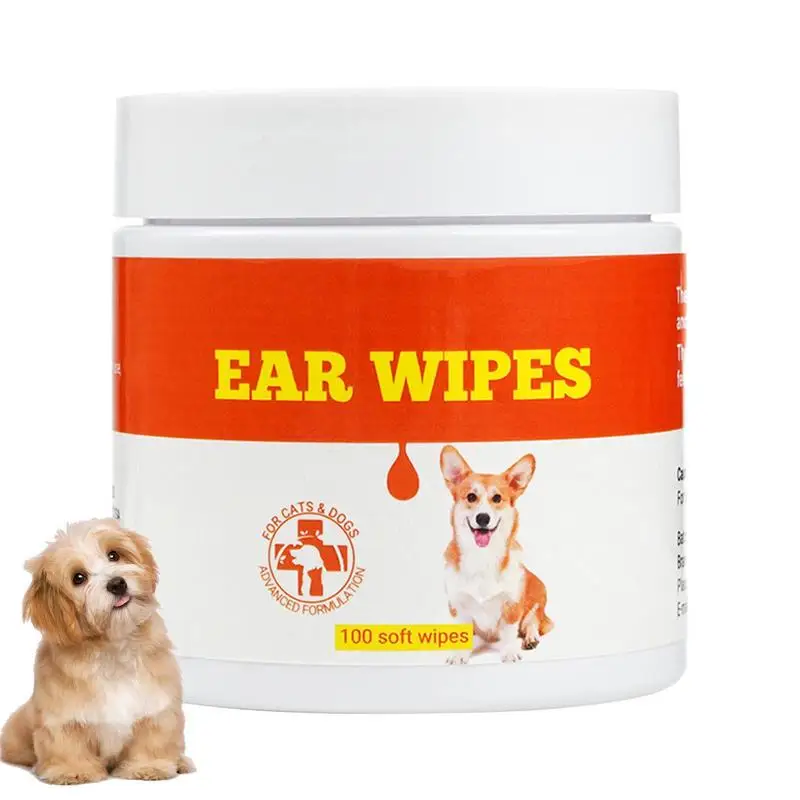 

Dog Eye Wipes Effective Pets Ear Eyes Stains Remover Wipes Multipurpose Soft Eyes Cleaning Wipes Cats Eyes Tears Stains Remover