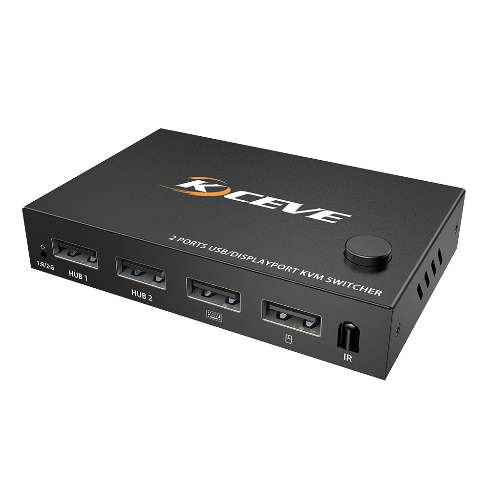 Tanio 2 w 1 Out DP przełącznik KVM USB PC podwójny Monitor sklep