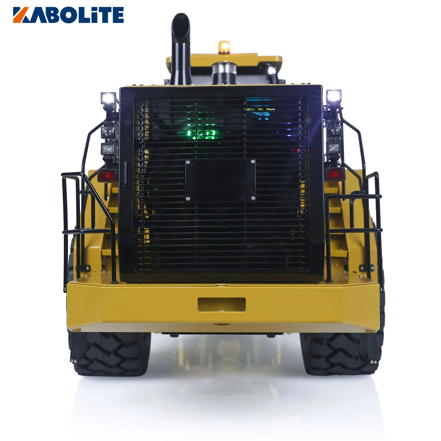 Upgraded KABOLITE Metal RC Loader Hydraulic K988 HUINA 1/14 Finished Light Sound System RTR Remote Control Car Truck RC Toys 3