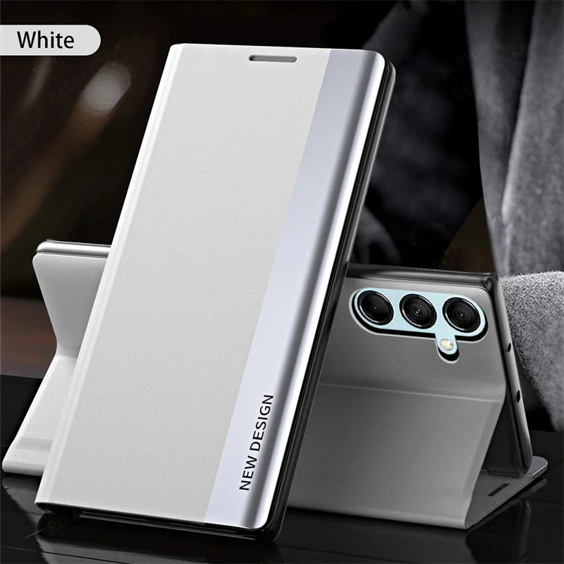 Leather Flip Case - Sleek Protective Cover