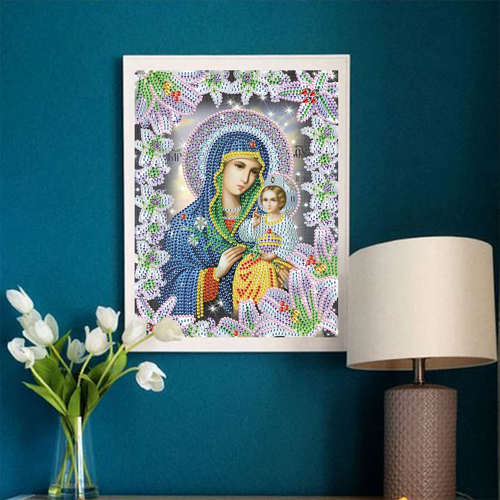 Diamond Painting Kit 5D DIY Religious Parts Special Drill Rhinestone Mosaic Art Picture Embroidery Craft Home Wall Decor Gifts