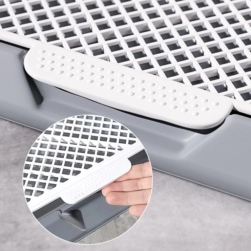 HOOPET Toilette per cani Toilette per addestramento di animali domestici per cani Teddy Custodia per toilette antispruzzo Toilette per cani Forniture per cani da compagnia - immagine 4
