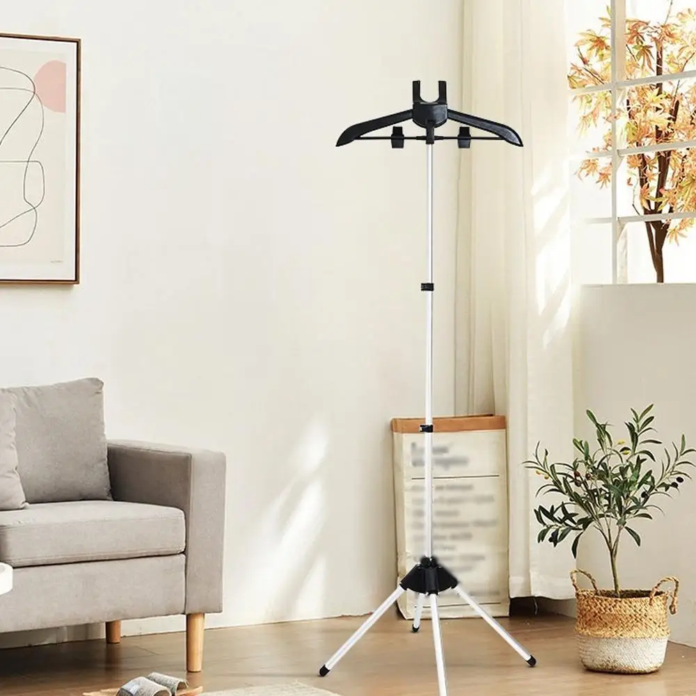 Steamer Stand Telescopic Garment Steamer Rack Height Hanger Bracket Adjustable Handheld Steam Garment Standing Ironing Garm Z2k8 clothes drying rack,clothes storage rod