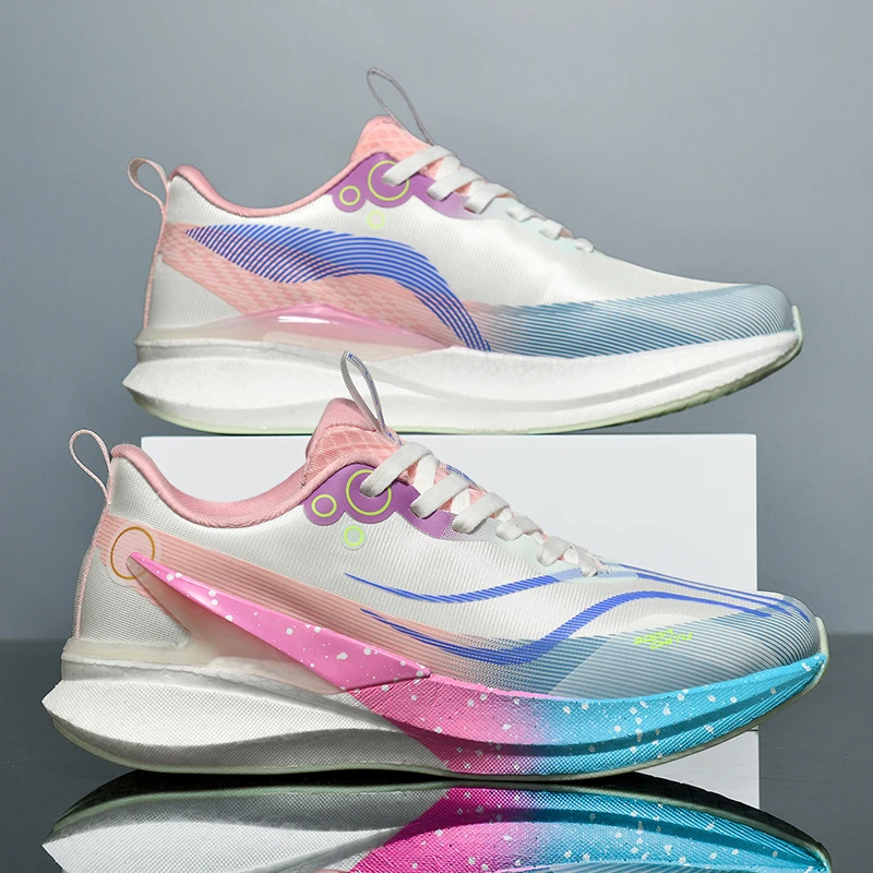 Scarpe da corsa sportive da uomo Carbon Board Specialità Maratona Scarpe da ginnastica antiscivolo atletiche comode e leggere da donna - immagine 6