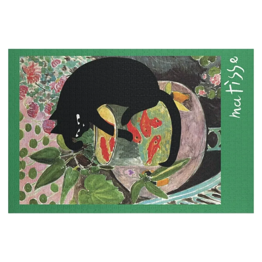 

Пазл с изображением золотой рыбки и кошки matisse